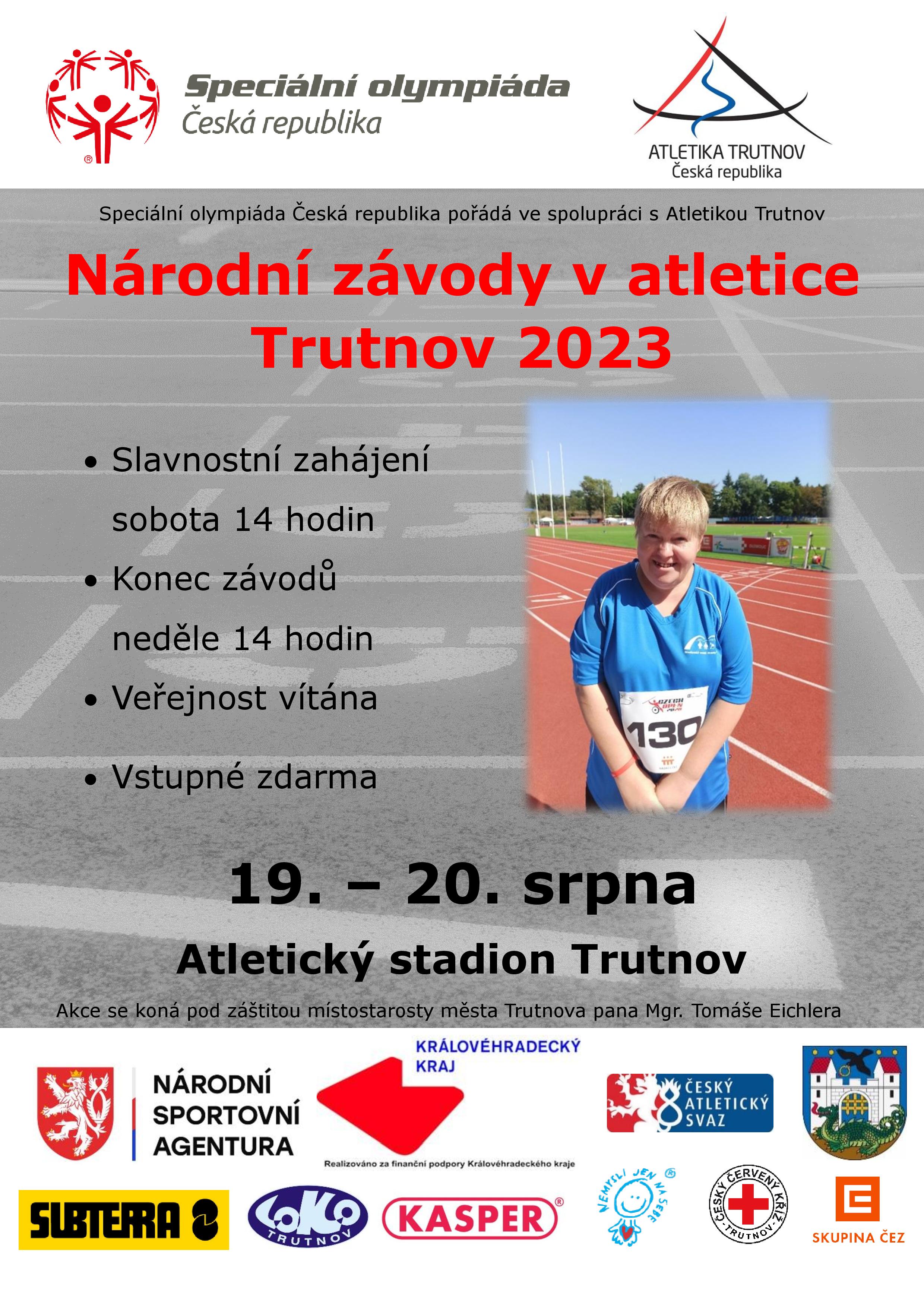 Logo Národní závody v Atletice 2023